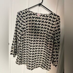 Pixley bird blouse (from Stitch Fix)